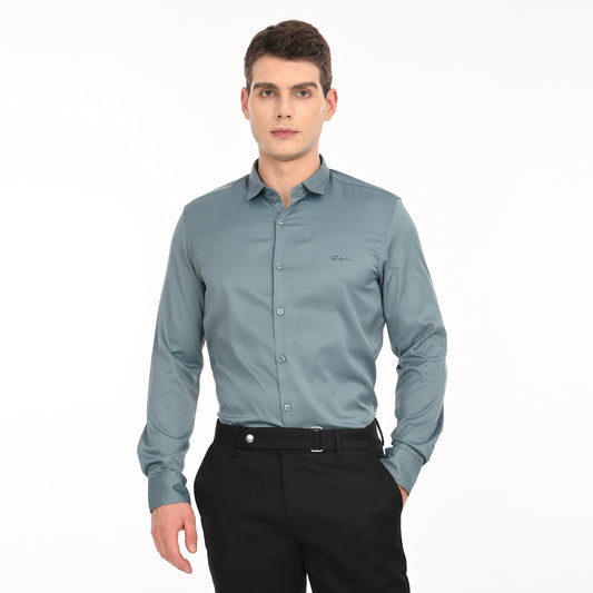 Sleek Satin Shirt