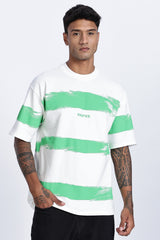 SNIPES Mint Brushstroke Oversized T-Shirt