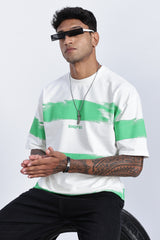 SNIPES Mint Brushstroke Oversized T-Shirt