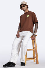 Don't Give Up Graphic Oversized T-Shirt