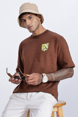 Don't Give Up Graphic Oversized T-Shirt