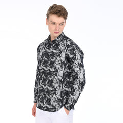 B&W Printed Shirt