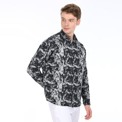B&W Printed Shirt