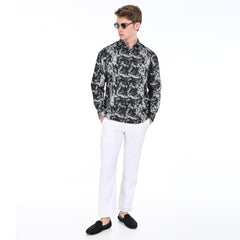 B&W Printed Shirt