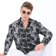 B&W Printed Shirt