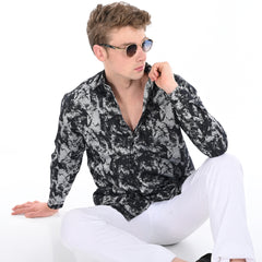 B&W Printed Shirt