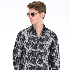 B&W Printed Shirt
