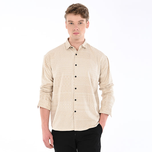 Ethnic Inspired Printed Shirt