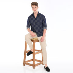 Grid Checkered - Printed Shirt