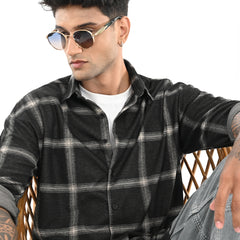 Black & White Checked Shirt - Snipes