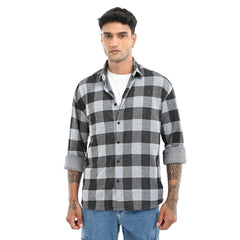 Black & Grey Checked Shirt