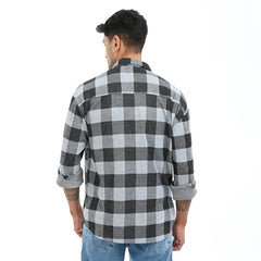 Black & Grey Checked Shirt