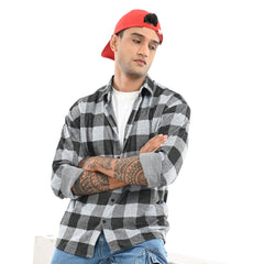 Black & Grey Checked Shirt