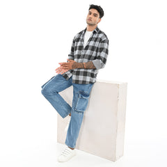 Black & Grey Checked Shirt
