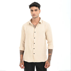 Slim Fit Stripe Full Sleeves - Casual Shirt
