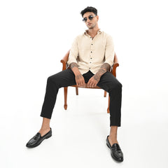 Slim Fit Stripe Full Sleeves - Casual Shirt