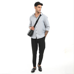 Slim Fit Stripe Full Sleeves - Casual Shirt