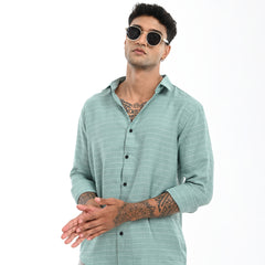 Slim Fit Stripe Full Sleeves - Casual Shirt