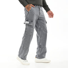 Baggy Fit Denim Cargo