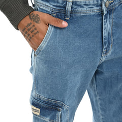 Baggy Fit Denim Cargo
