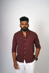 Viscose Fabric Dropdown Shirt