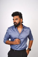 Club Wear Satin Shirts