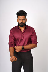 Club Wear Satin Shirts