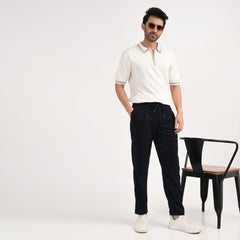 Corduroy Drawstring Casual Trousers