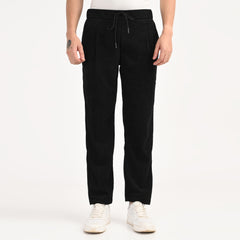 Corduroy Drawstring Casual Trousers