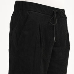 Corduroy Drawstring Casual Trousers