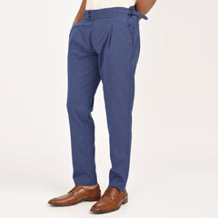 Pleated High-Waist Formal Trousers