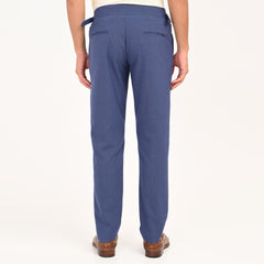 Pleated High-Waist Formal Trousers