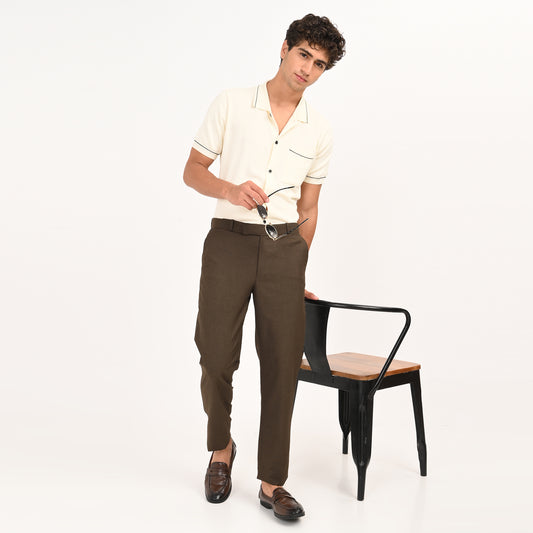 Classic Formal Slim-Fit Trousers