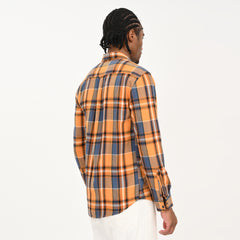 Checkered Flannel Casual Shirt for Men