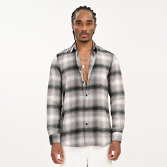 Men’s Checkered Casual Flannel Shirt