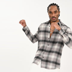 Men’s Checkered Casual Flannel Shirt