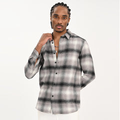 Men’s Checkered Casual Flannel Shirt