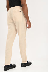 Casual Linen Drawstring Trousers for Men