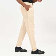 Casual Linen Drawstring Trousers for Men