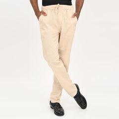 Casual Linen Drawstring Trousers for Men