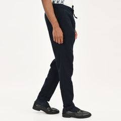 Casual Linen Drawstring Trousers for Men