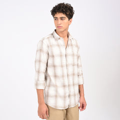 Linen Checkered Shirt