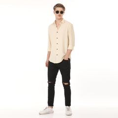 Casual Shirt - Plain Imported fabric