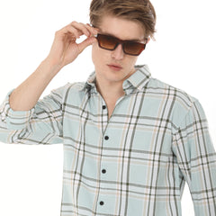 Classic Checkered Full-Sleeve Casual Shirt