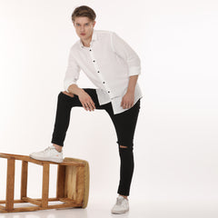 Casual Shirt - Plain Imported fabric