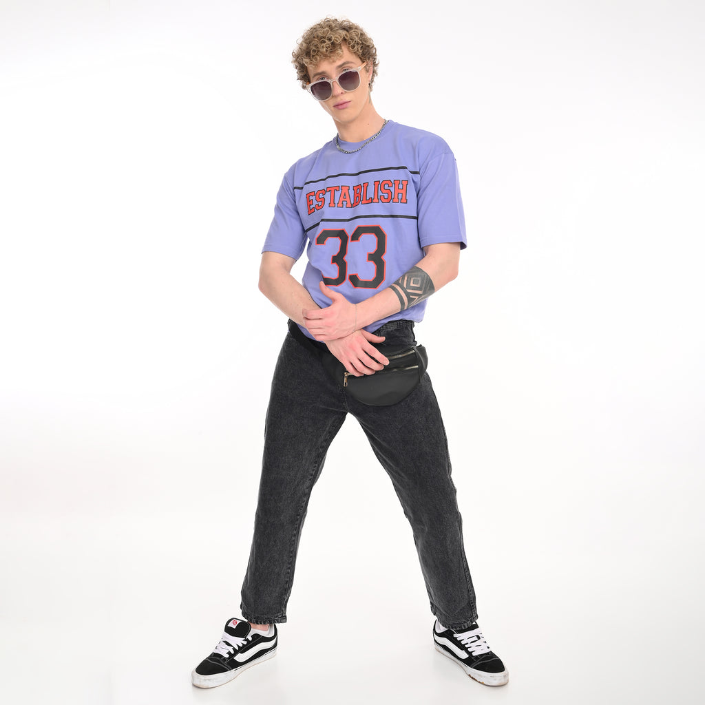 Varsity Oversized Printed T-Shirt - Snipes