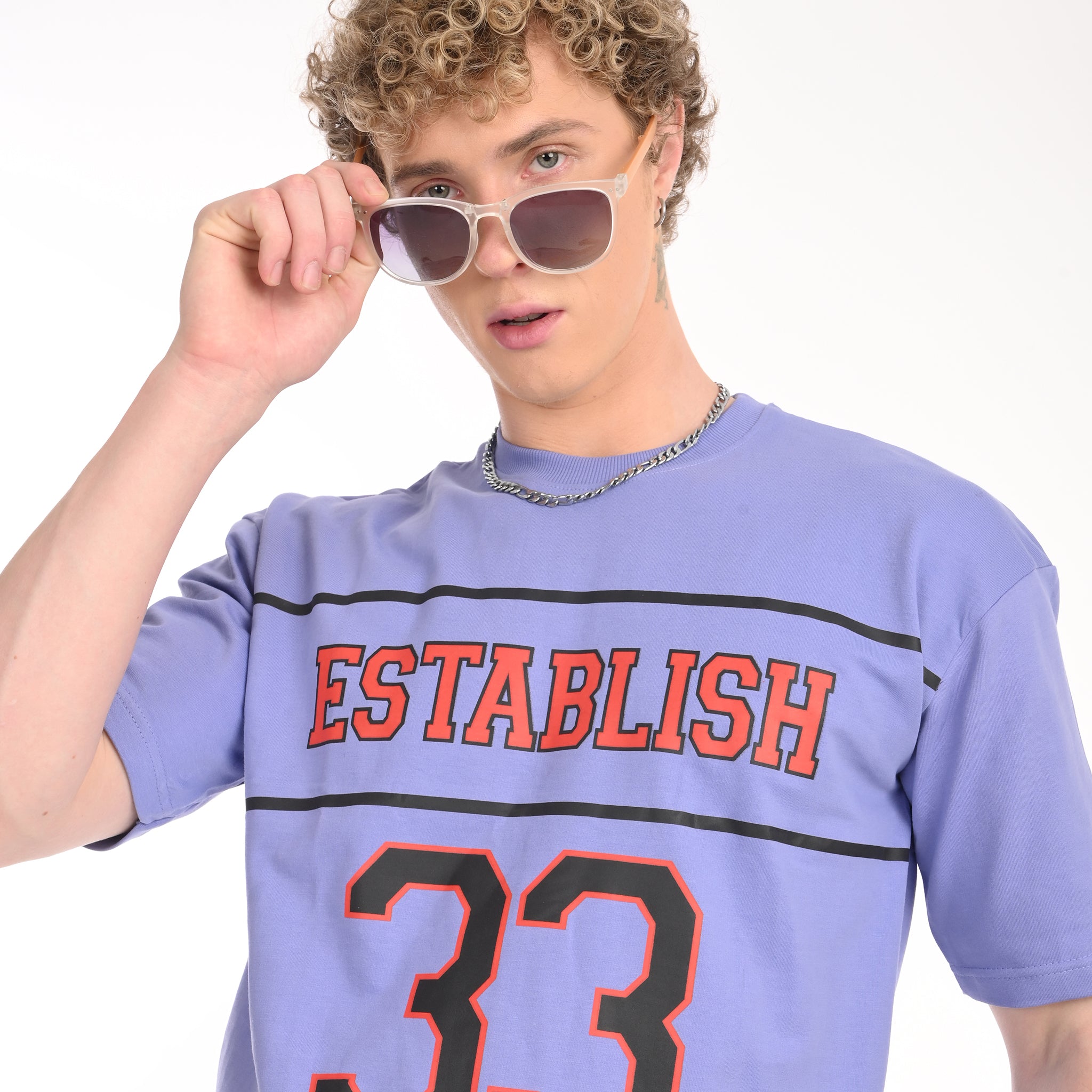 Varsity Oversized Printed T-Shirt - Snipes
