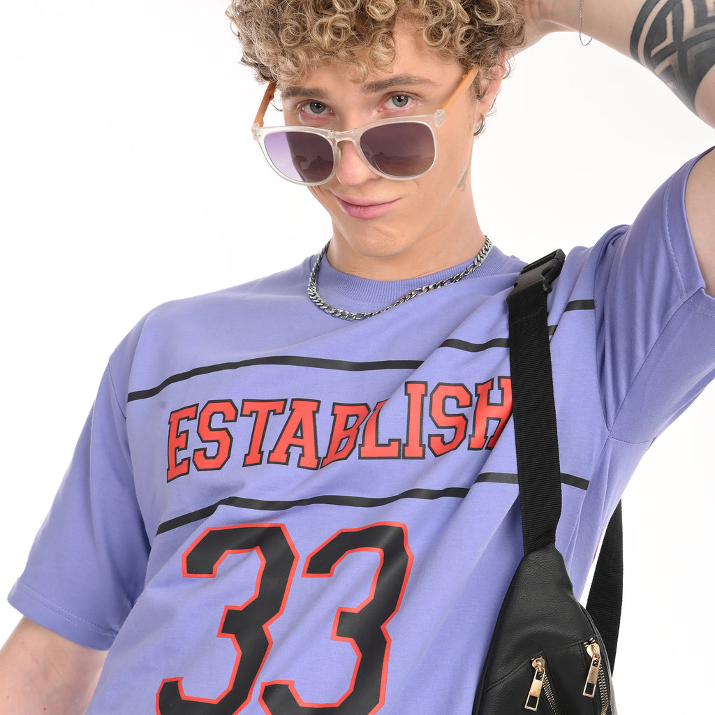 Varsity Oversized Printed T-Shirt - Snipes