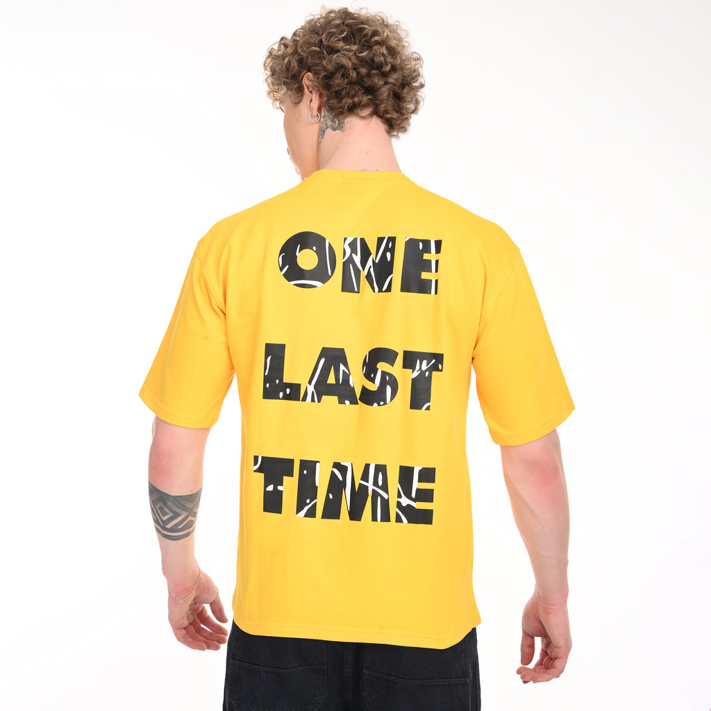 Morse Code 'One Last Time' Oversized T-Shirt - Snipes