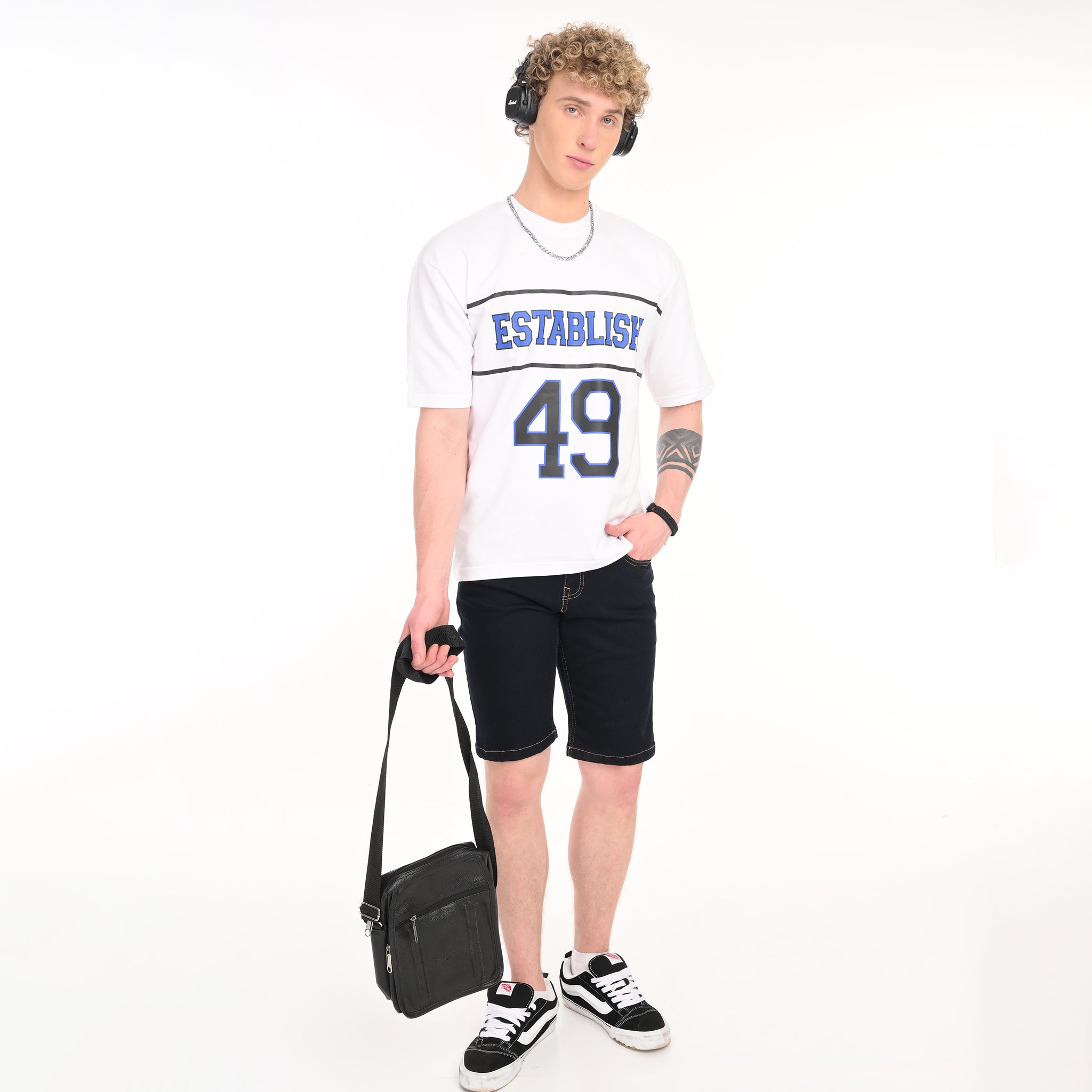 Varsity Oversized Printed T-Shirt - Snipes